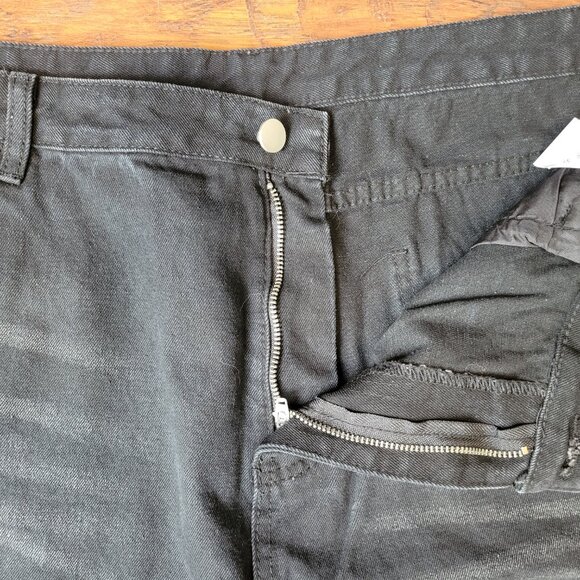 Bundle of 2 SHEIN Black Ripped Destroyed Holey Straight Leg Jeans sz 4X XXXXL - Picture 9 of 12